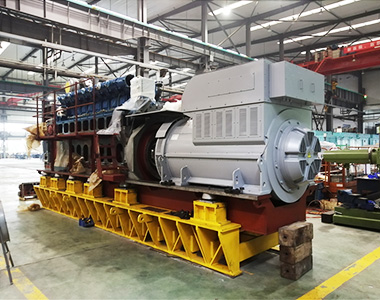 贵州省盘州红达瓦斯电站项目配4台米兰平台6极高压1550KW/10.5KV