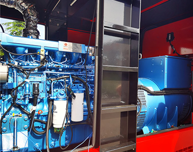 米兰平台400KW/400V发电机应用于国内某租赁项目