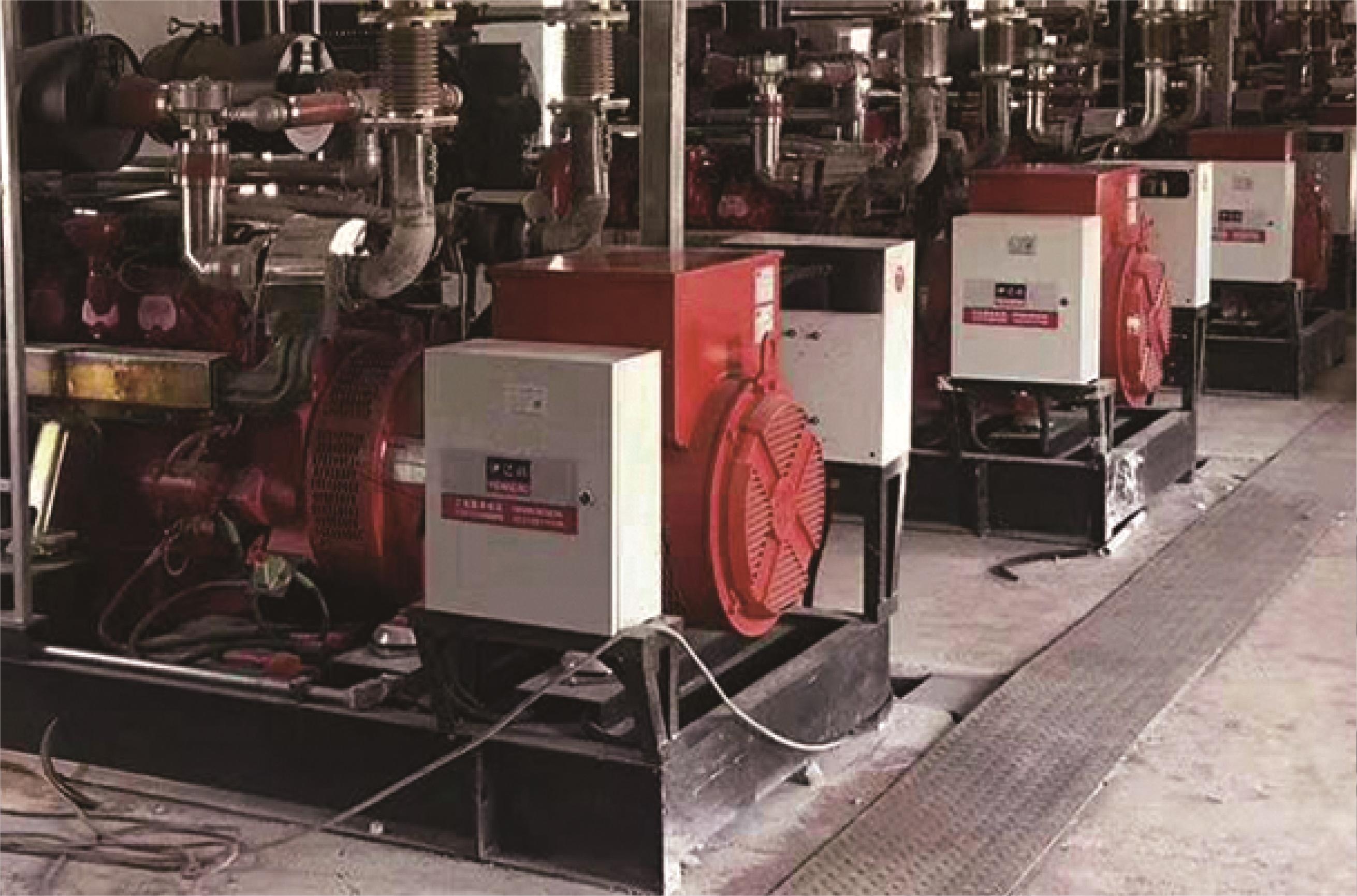 陕北中石化天然气发电站项目（斗山配米兰平台10台200KW）